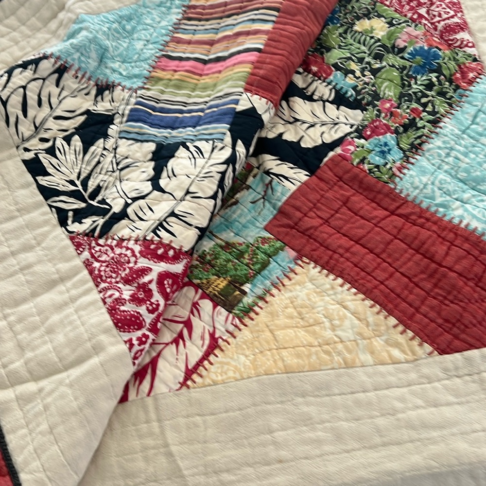 Pottery Barn Patchwork Quilt, Queen